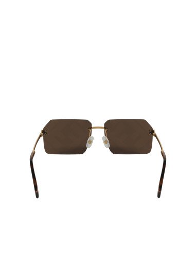 Fendi FE40043U 33G Sky Sunglasses Coffe Gold