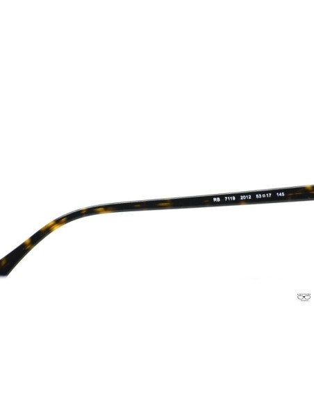 Ray Ban Oftalmico RB7119 2000 Square Optics Negro Clasico | Sunnies...