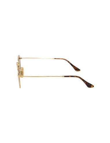 Ray Ban Rb3548n 001/58 Hexagonal Flat Negro G-15 Dorado Polarizado ...