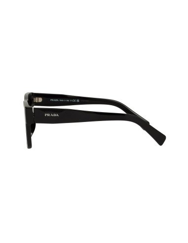 Prada SPR 19WS 1AB-5S0 Square Shape Black Silver
