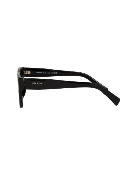 Prada SPR 19WS 1AB-5S0 Square Shape Black Silver