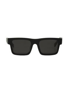 Prada SPR 19WS 1AB-5S0 Square Shape Black Silver 2