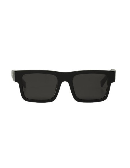 Prada SPR 19WS 1AB-5S0 Square Shape Black Silver