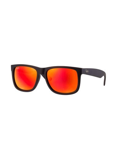 Ray Ban Rb4165 622/6q Justin Rojo Espejo Negro Original | Sunnies.uno