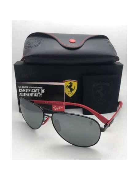 Ray Ban RB8313M 003/H0 Aviator Scuderia Ferrari Fibra de carbono | ...