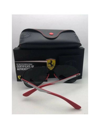Ray Ban RB8313M 003/H0 Aviator Scuderia Ferrari Fibra de carbono | ...