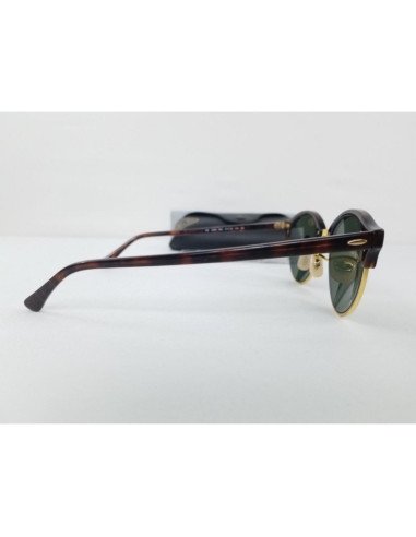 Ray Ban Rb4246 901 Clubround Negro G-15 Dorado Clasico | Sunnies.uno