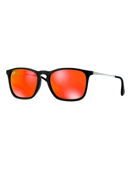 Ray Ban Rb4187 601/55 Chris Negro Mate Azul espejo | Sunnies.uno