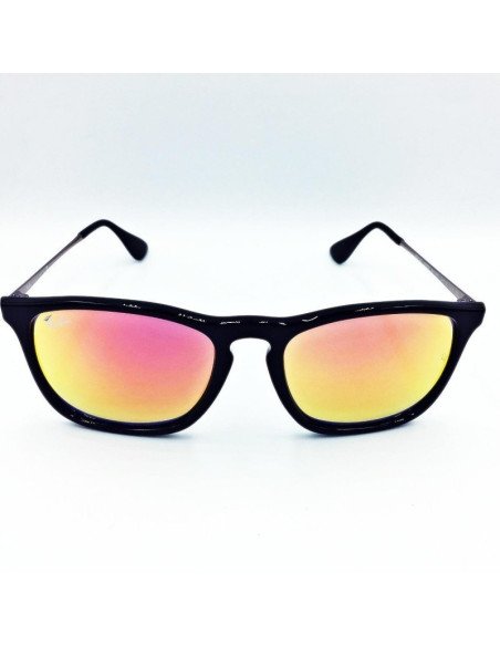 Ray Ban Rb4187 601/55 Chris Negro Mate Azul espejo | Sunnies.uno