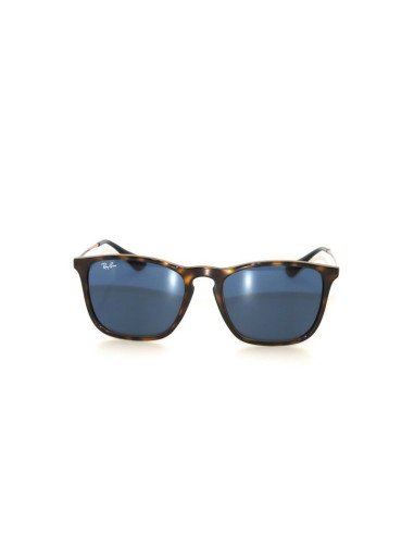 Ray Ban Rb4187 601/55 Chris Negro Mate Azul espejo | Sunnies.uno