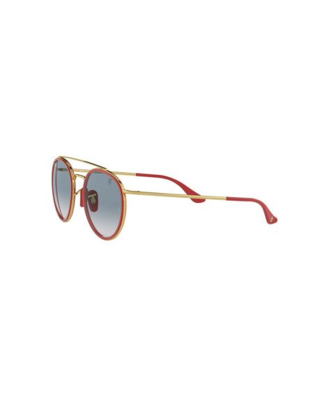 Ray Ban RB3647M F0293F Round Duble Bridge Scuderia Ferrari Azul deg...
