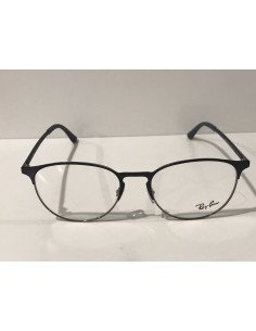 Ray Ban Oftalmico Rb6375 2981 Round Metal Azul Plateado | Sunnies.uno 2