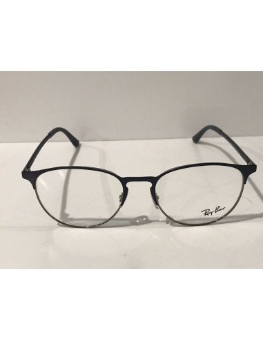 Ray Ban Oftalmico Rb6375 2981 Round Metal Azul Plateado | Sunnies.uno