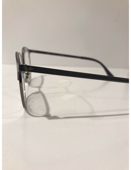 Ray Ban Oftalmico Rb6375 2981 Round Metal Azul Plateado | Sunnies.uno