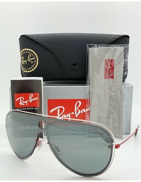 Ray Ban Rb3605n 90976G Shooter Highstreet Blaze Plata espejo | Sunn...