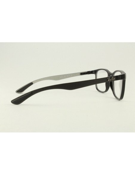 Ray Ban RB8903 5681 Oftalmico Square Negro Fibra Carbono Original |...