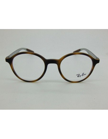 Ray Ban Rb8904 5200 Round Metal Carey Gris Fibra de carbono | Sunni...