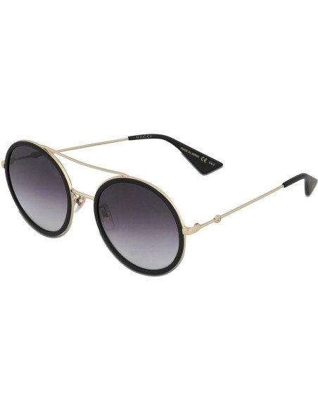 Gucci Gg0061s 001 Round Double Bridge Negro Nuevo Original | Sunnie...