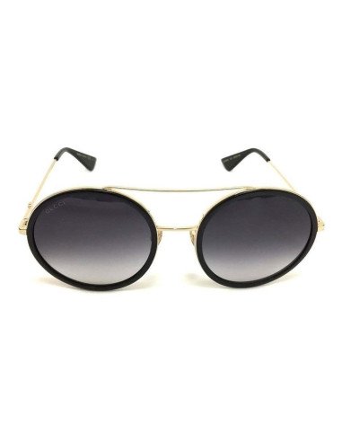 Gucci Gg0061s 001 Round Double Bridge Negro Nuevo Original | Sunnie...